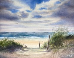 2025-04 Durch die Dünen dem Meer entgegen